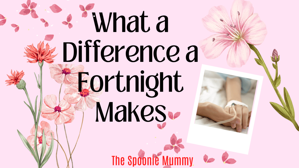 What A Difference A Fortnight Makes…