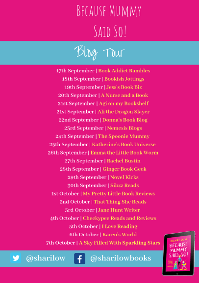 Because Mummy Said So blog tour poster (1)